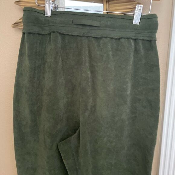 Free People Movement Green Velour Jogger Pants Womens XS - Picture 8 of 12